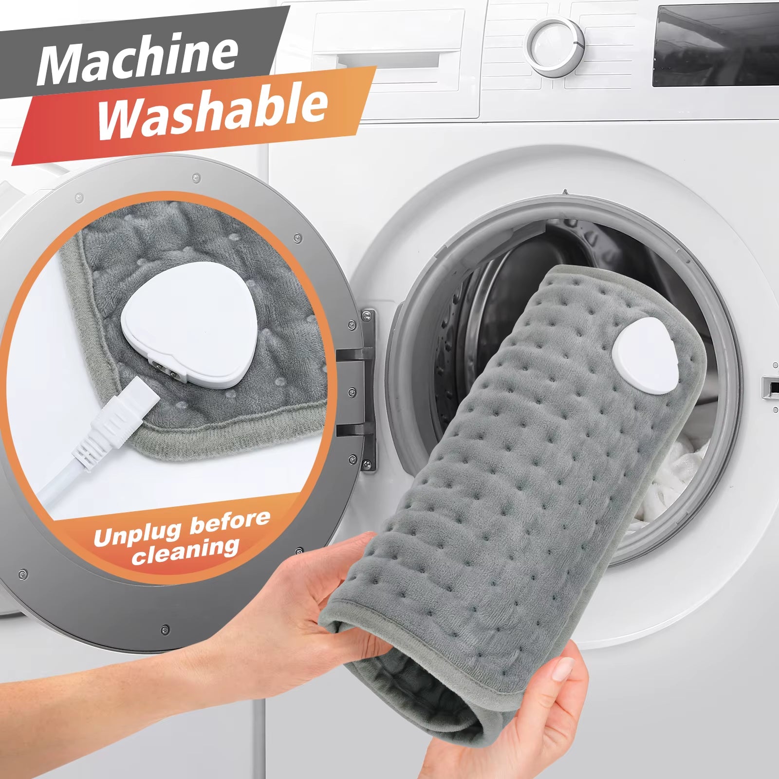 58X29Cm Heating Pad 9 Levels Constant Temperature 4 Modes Timing Hot Blanket Keep Legs Abdomen Hands Body Warming Thermal Mat